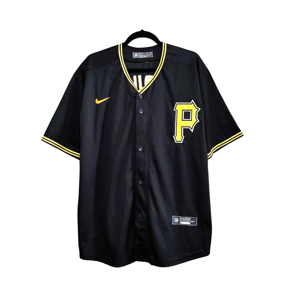 Oneil Cruz Pittsburgh Pirates Genuine Merchandise Nike Black Jersey Size Large